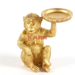 KARE Design Deko Figur Monkey Tealight Holder 11Cm- Deko & Geschenkartikel
