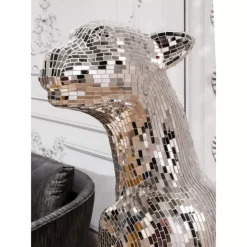KARE Design Deko Figur Mosaik Welcome Panther Links Xl- Deko & Geschenkartikel