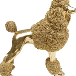 KARE Design Deko Figur Mrs Poodle Gold 34Cm- Deko & Geschenkartikel