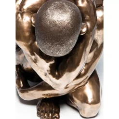 KARE Design Deko Figur Nude Man Hug Bronze 54Cm- Deko & Geschenkartikel