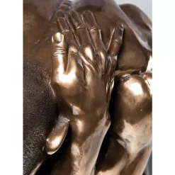 KARE Design Deko Figur Nude Man Hug Bronze 54Cm- Deko & Geschenkartikel