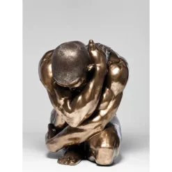 KARE Design Deko Figur Nude Man Hug Bronze 54Cm- Deko & Geschenkartikel