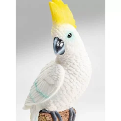 KARE Design Deko Figur Parrot Cockatoo Weis 38Cm- Deko & Geschenkartikel