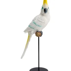 KARE Design Deko Figur Parrot Cockatoo Weis 38Cm- Deko & Geschenkartikel