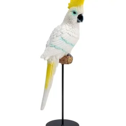 KARE Design Deko Figur Parrot Cockatoo Weis 38Cm- Deko & Geschenkartikel