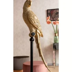 KARE Design Deko Figur Parrot Gold- Deko & Geschenkartikel