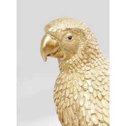 KARE Design Deko Figur Parrot Gold- Deko & Geschenkartikel