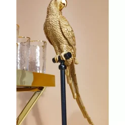 KARE Design Deko Figur Parrot Gold- Deko & Geschenkartikel