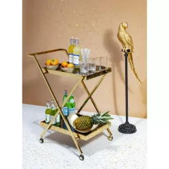 KARE Design Deko Figur Parrot Gold- Deko & Geschenkartikel