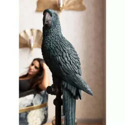 KARE Design Deko Figur Parrot Petrol- Deko & Geschenkartikel