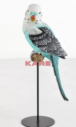 KARE Design Deko Figur Parrot Turkis 36Cm- Deko & Geschenkartikel