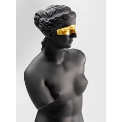 KARE Design Deko Figur Sculpture Schwarz 48Cm- Deko & Geschenkartikel