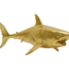 KARE Design Deko Figur Shark Henry Gold 106Cm- Deko & Geschenkartikel