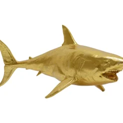 KARE Design Deko Figur Shark Henry Gold 106Cm- Deko & Geschenkartikel