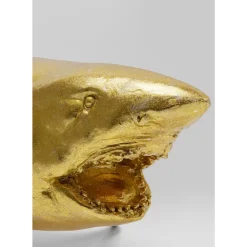 KARE Design Deko Figur Shark Henry Gold 106Cm- Deko & Geschenkartikel