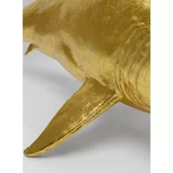 KARE Design Deko Figur Shark Henry Gold 106Cm- Deko & Geschenkartikel