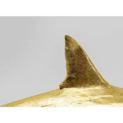 KARE Design Deko Figur Shark Henry Gold 106Cm- Deko & Geschenkartikel