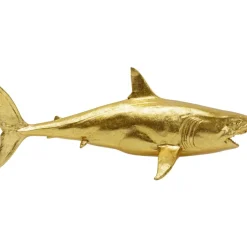 KARE Design Deko Figur Shark Henry Gold 106Cm- Deko & Geschenkartikel