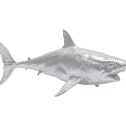 KARE Design Deko Figur Shark Henry Silber 106Cm- Deko & Geschenkartikel