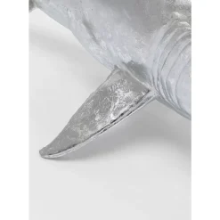 KARE Design Deko Figur Shark Henry Silber 106Cm- Deko & Geschenkartikel