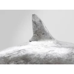 KARE Design Deko Figur Shark Henry Silber 106Cm- Deko & Geschenkartikel