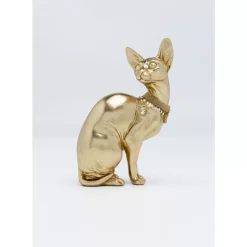 KARE Design Deko Figur Sitting Cat Audrey Gold 27Cm- Deko & Geschenkartikel