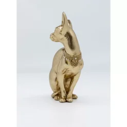 KARE Design Deko Figur Sitting Cat Audrey Gold 27Cm- Deko & Geschenkartikel