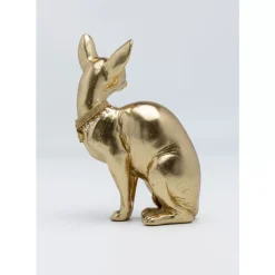 KARE Design Deko Figur Sitting Cat Audrey Gold 27Cm- Deko & Geschenkartikel