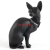 KARE Design Deko Figur Sitting Cat Audrey Schwarz 27Cm- Deko & Geschenkartikel
