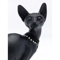 KARE Design Deko Figur Sitting Cat Audrey Schwarz 27Cm- Deko & Geschenkartikel