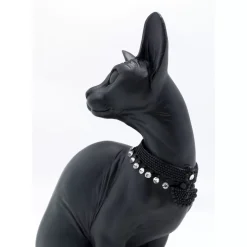 KARE Design Deko Figur Sitting Cat Audrey Schwarz 27Cm- Deko & Geschenkartikel