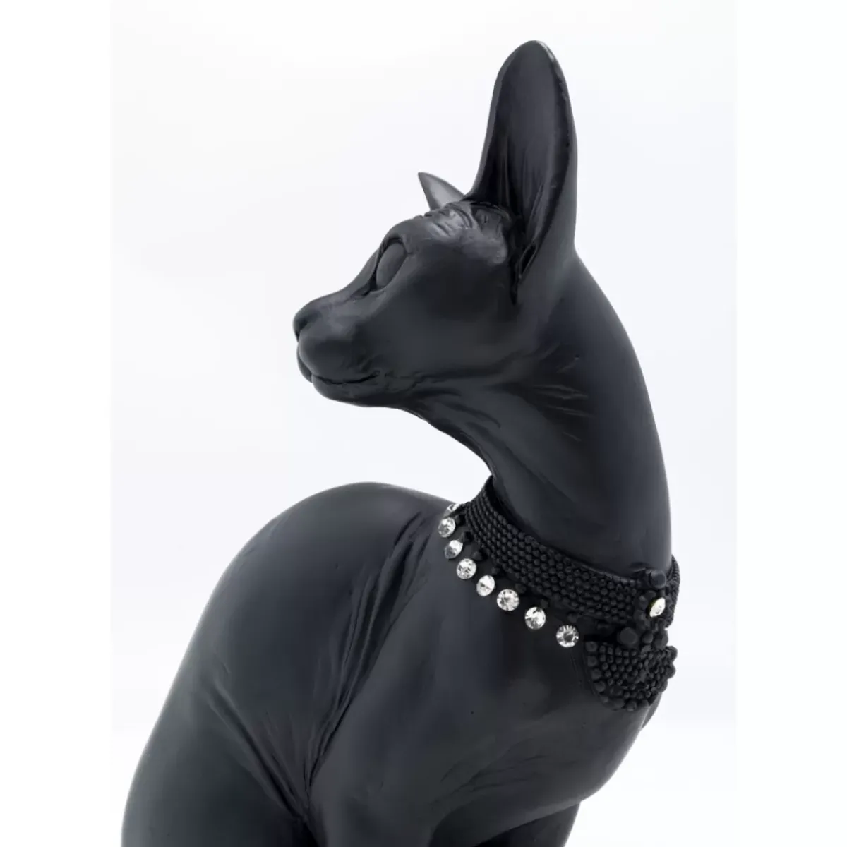 KARE Design Deko Figur Sitting Cat Audrey Schwarz 27Cm- Deko & Geschenkartikel