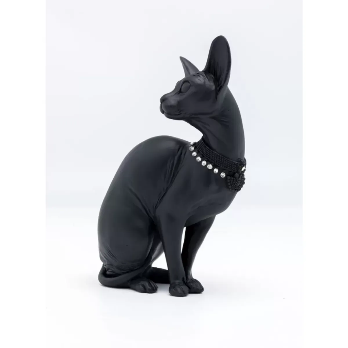 KARE Design Deko Figur Sitting Cat Audrey Schwarz 27Cm- Deko & Geschenkartikel
