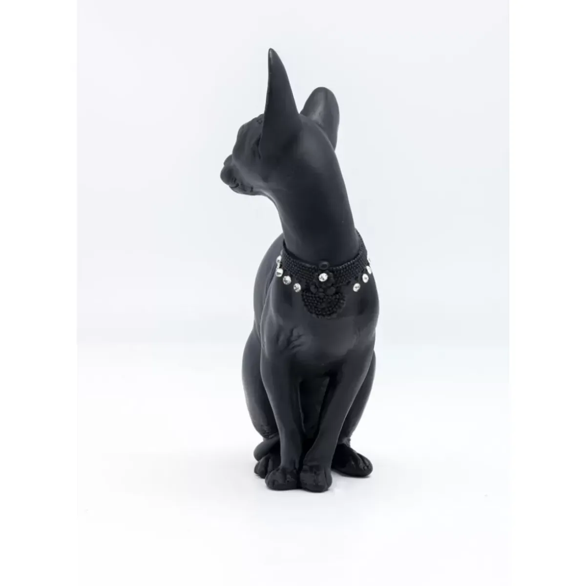 KARE Design Deko Figur Sitting Cat Audrey Schwarz 27Cm- Deko & Geschenkartikel