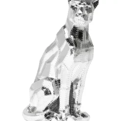 KARE Design Deko Figur Sitting Cat Rivet Chrome- Deko & Geschenkartikel