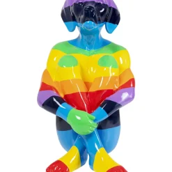 KARE Design Deko Figur Sitting Dog Rainbow 173- Deko & Geschenkartikel