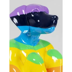 KARE Design Deko Figur Sitting Dog Rainbow 173- Deko & Geschenkartikel
