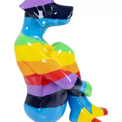 KARE Design Deko Figur Sitting Dog Rainbow 173- Deko & Geschenkartikel