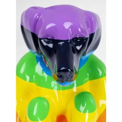 KARE Design Deko Figur Sitting Dog Rainbow 80- Deko & Geschenkartikel