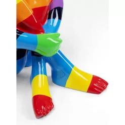 KARE Design Deko Figur Sitting Dog Rainbow 80- Deko & Geschenkartikel