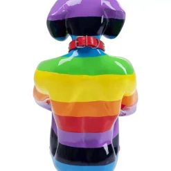 KARE Design Deko Figur Sitting Dog Rainbow 80- Deko & Geschenkartikel