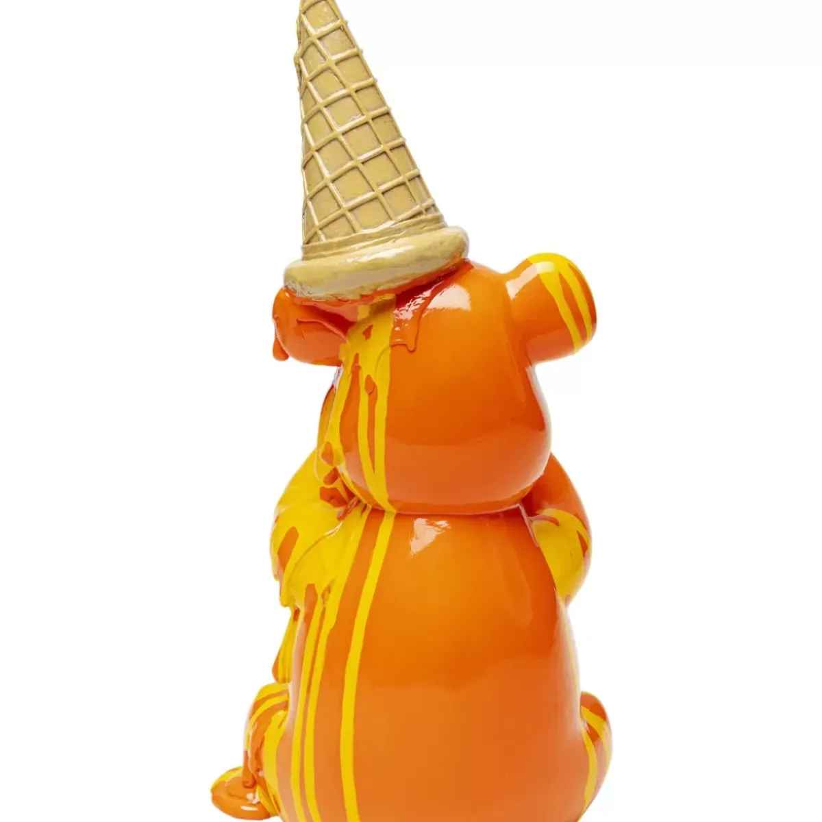 KARE Design Deko Figur Sitting Gelato Bear Orange 37Cm- Deko & Geschenkartikel
