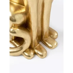 KARE Design Deko Figur Sitting Leopard Gold 150Cm- Deko & Geschenkartikel