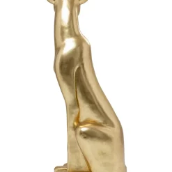 KARE Design Deko Figur Sitting Leopard Gold 150Cm- Deko & Geschenkartikel