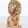 KARE Design Deko Figur Sitting Lion Gold 42Cm- Deko & Geschenkartikel