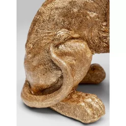 KARE Design Deko Figur Sitting Lion Gold 42Cm- Deko & Geschenkartikel