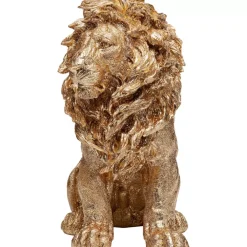 KARE Design Deko Figur Sitting Lion Gold 42Cm- Deko & Geschenkartikel