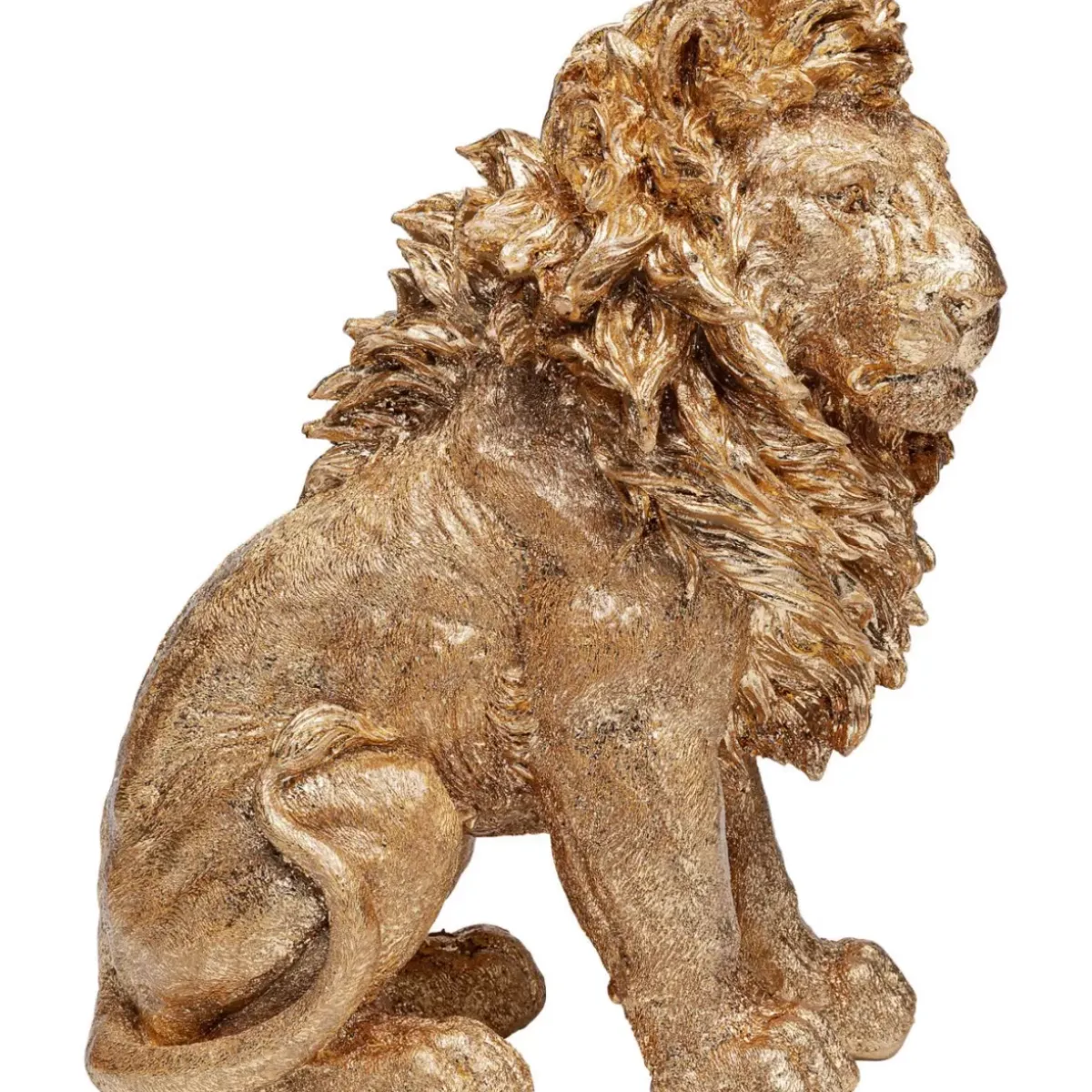 KARE Design Deko Figur Sitting Lion Gold 42Cm- Deko & Geschenkartikel