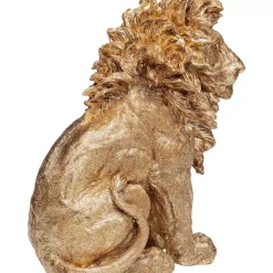 KARE Design Deko Figur Sitting Lion Gold 42Cm- Deko & Geschenkartikel
