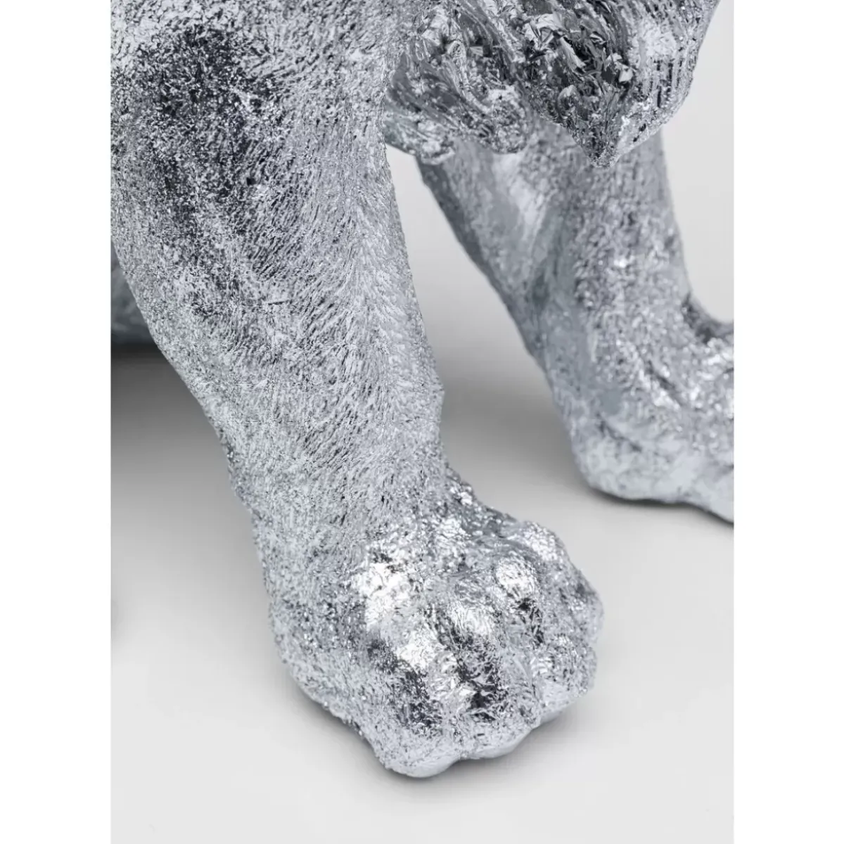 KARE Design Deko Figur Sitting Lion Silber 42Cm- Deko & Geschenkartikel